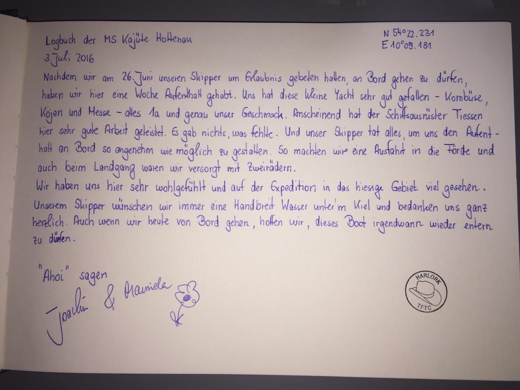 Kajuete Holtenau Kiel Exteriör bild